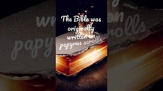 Did you know this about the bible?