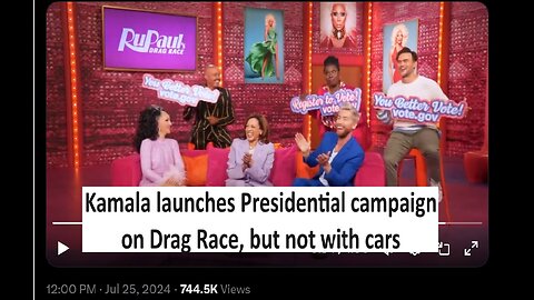 Kamala Harris launches President campaign on Drag race, not cars