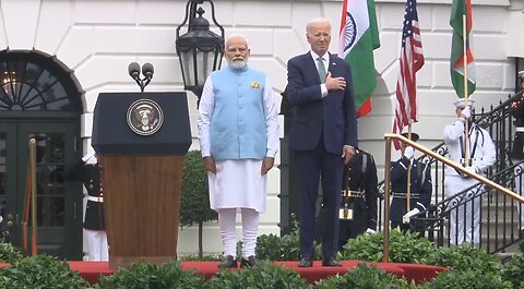 Biden accidentally pledges allegiance to India, the idiocy continues