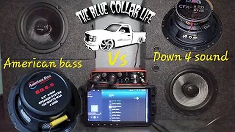 (DOWN4SOUND CFXT65 VS AMERICAN BASS SQ6.5) Speaker comparison Part 2