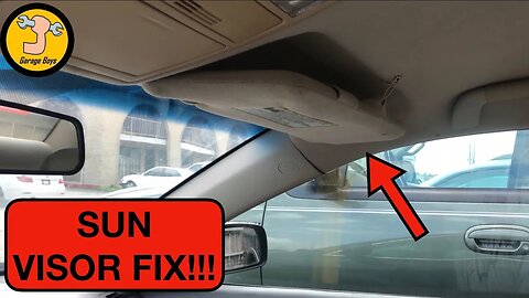 Toyota Camry Sun Visors Fix