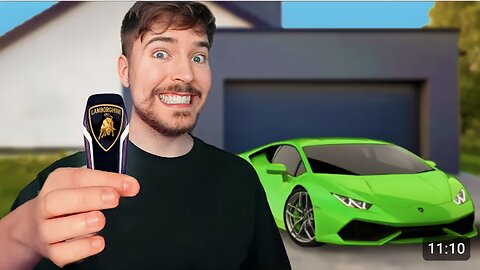 How i Won A Lanborghini From MrBeast