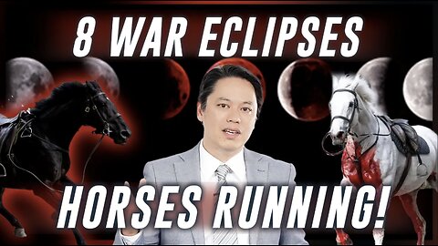 8 WAR Eclipses & 2 HORSES of the Apocalypse Running in London! (Mark Biltz & Palestinian Protesters)