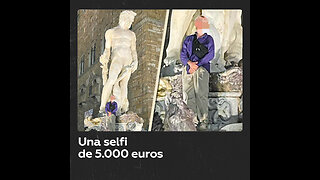 ¡Por una selfi! Turista alemán daña estatua de Neptuno en Italia