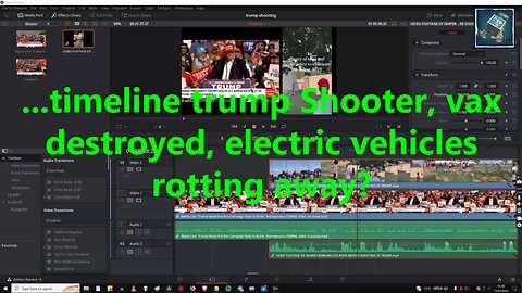 ...timeline trump Shooter, vax destroyed, electric vehicles rotting away?