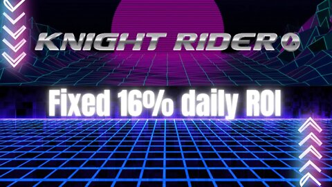 AVAX Knight Rider Review| DINO Fork On Avalanche | Fixed 16% Daily
