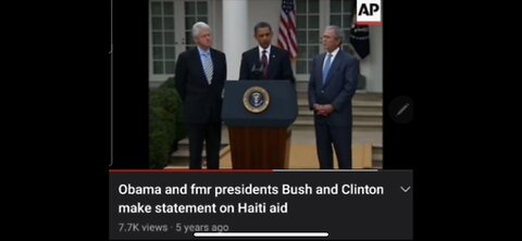 OBAMA~CLINTON~BUSH HAITI RIP OFF !!!