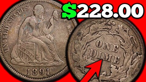 1891 Seated Dimes Worth Money! Silver Coin Errors You Should Know About