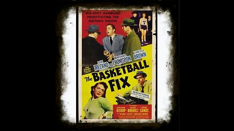 The Basketball Fix 1951 | Film Noir | Classic Crime Drama | Vintage Full Movies