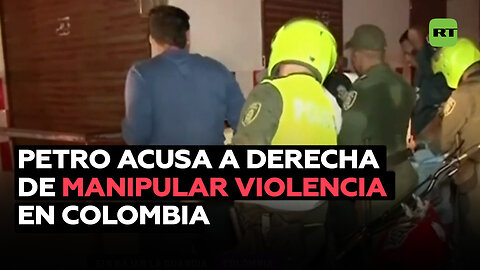 Petro denuncia que la derecha manipula el tema de la violencia en Colombia