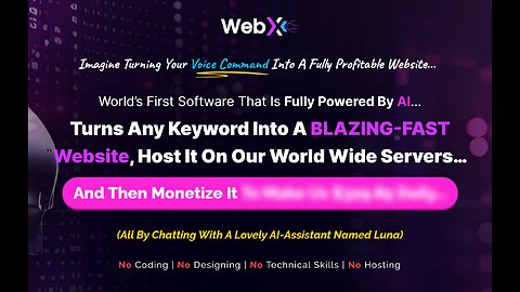 How WebX Work: Create Any Website, Landing Pages, Funnels, Or Stores With A Click Automatically