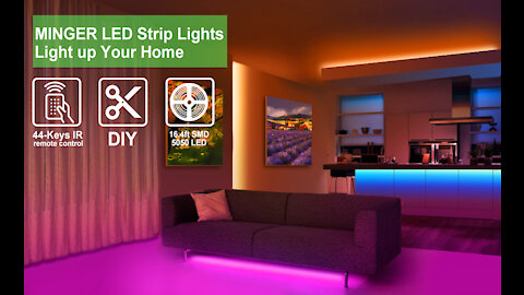 RGB Color Changing LED Lights for Home, Car, Kitchen, Room, Bedroom