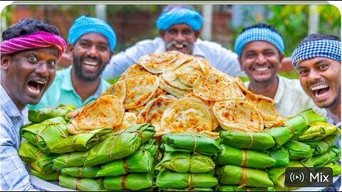 KIZHI PAROTTA | Banana Leaf Parotta Recipe Cooking In Village
