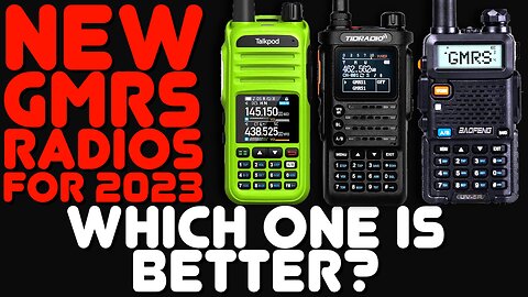 GMRS HT Comparison! Baofeng UV-5R GMRS, TidRadio H8 & Talkpod A36Plus GMRS Radios Compared
