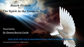 Ruach Elohim - Part 2 - The Spirit in the Gospels
