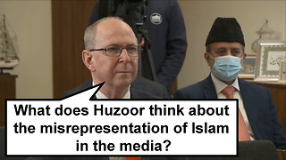 What does Huzoor think about the misrepresentation of Islam in the media?