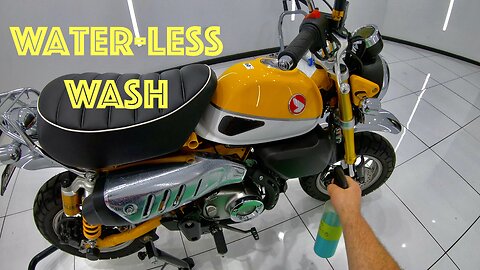 How To Waterless Wash A Motorcycle