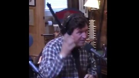 Tucker Carlson Pulls Out Gun During Podcast