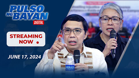 LIVE | Pulso ng Bayan kasama sina Atty. Harry Roque, Admar Vilando at Jade Calabroso | June 17, 2024