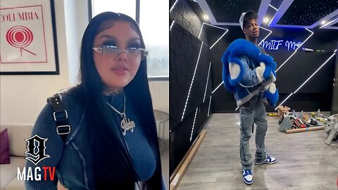 "We Bout To Be Rich" Blueface Takes Jaidyn Alexis To Columbia Records To Shop A Deal! 💽