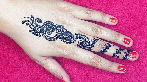 💓 Back hand henna design _ New henna design _ Simple henna design _ MDM henna designs