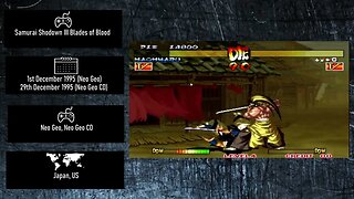 Console Fighting Games of 1995 - Samurai Showdown III Blades of Blood