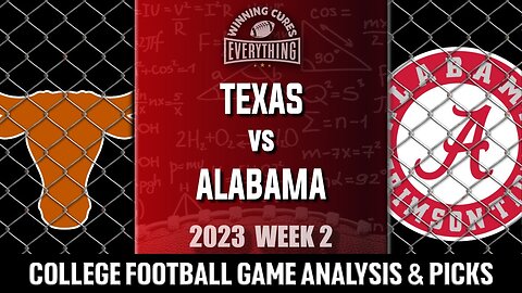 Texas vs Alabama Picks & Prediction Against the Spread 2023 College Football Analysis