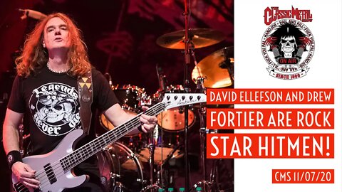 David Ellefson And Drew Fortier Are Rock Star Hitmen!