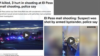 El Paso mall shooting: Suspect was shot by armed bystander, police say