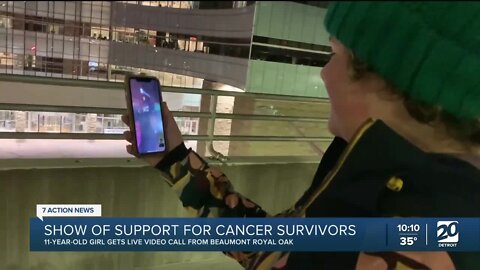 Show of support for cancer survivors