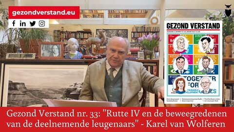 Voordracht Karel van Wolferen nr. 33: "Rutte IV en de beweegredenen van de deelnemende leugenaars"