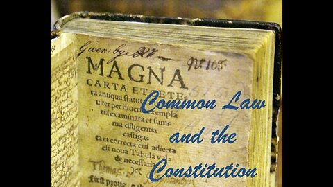 Common Law and the Constitution