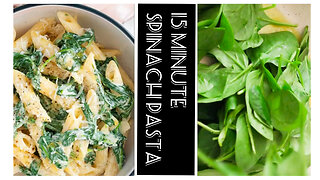 ||Healthy and Tasty Spinach Pasta in just 15 minute||