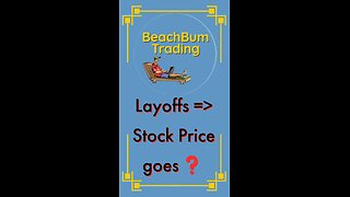 What happens to a Stock when the Company Announces Layoffs? | (Layoffs | Shorts)