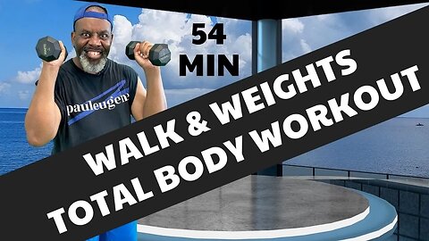 Walk & Weights with Dumbbells | Strength, Sculpt & Tone Your Total Body | 54 minutes!