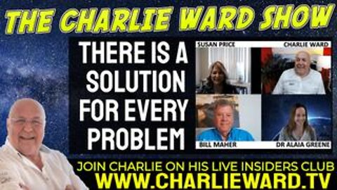 THERE IS A SOLUTION FOR EVERY PROBLEM WITH SUSAN PRICE, DR ALAIA GREENE, BILL MAHER & CHARLIE WARD