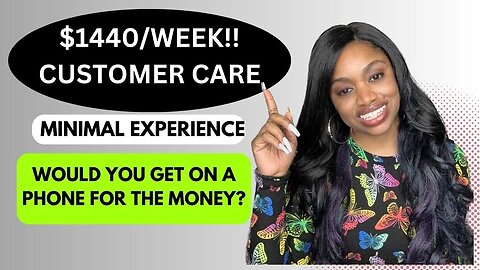 Remote Customer Care Specialists Needed ASAP! ⬆️$1440 Per Week! Minimal Experience!