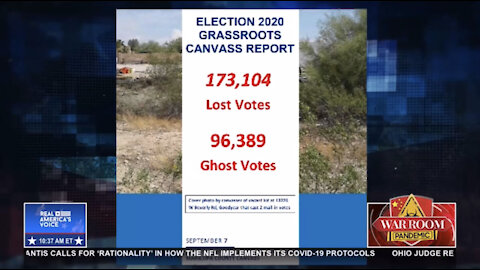 Liz Harris On Steve Bannon's War Room: Arizona Canvassing Efforts - 96,389 GHOST VOTES