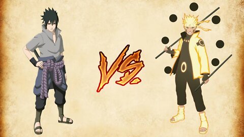 Ultimate Ninja Storm 4 Random Box Battles - Sasuke (Rinne Sharingan) VS Naruto (Six Paths)