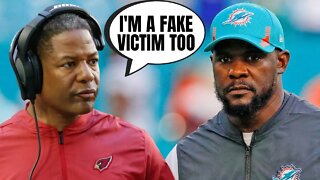 Former Head Coach Failure Steve Wilks Joins Fake Victim Brian Flores To Sue The NFL Over RACISM