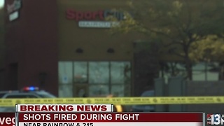 Person possibly pistol-whipped during fight at southwest Las Vegas shopping center