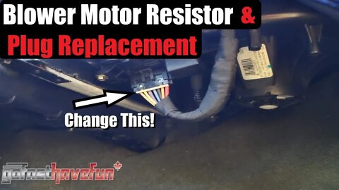 Blower Motor Resistor and Plug Replacement Silverado & Sierra (GMT-800) manual HVAC | AnthonyJ350