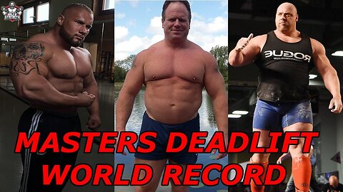 𝐒𝐓𝐑𝐄𝐍𝐆𝐓𝐇 𝐌𝐎𝐍𝐒𝐓𝐄𝐑 - Masters DEADLIFT WORLD RECORD !!