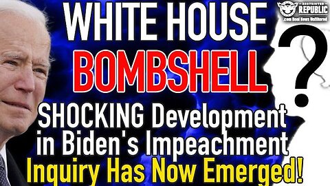 White House Bombshell - Shocking Development In Biden's Impeachment Inquiry.. - 6/24/24..