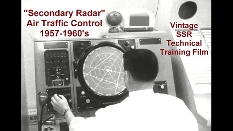 Vintage RADAR Secondary Surveillance Radar 1960s Air Traffic Control (transponders, airlines)