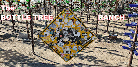 Bottle Tree Ranch. What is it?! Desert Ride, El Cajon Pass, Hesperia Ca Victorville, and Oro Grande