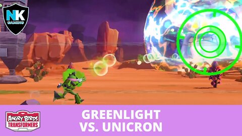 Angry Birds Transformers 2.0 - Greenlight vs. Unicron
