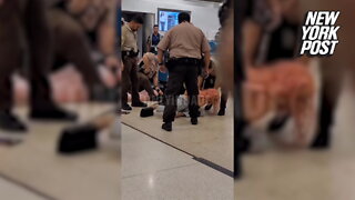 2 women arrested after wild brawl over missed boarding at Miami airport