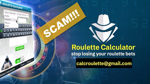 SCAM ALERT! MUST SEE! STOP LOSING YOUR ROULETTE BETS ROULETTE CALCULATOR