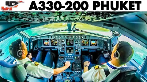 Piloting A330 into Phuket Thailand | Cockpit Views